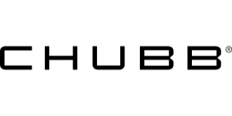 The logo for Chubb Insurance in black and white.