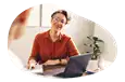 Insurance agent evaluating property with clients.