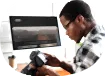 Photographer reviewing photos on a camera.